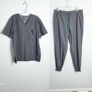 FIGS Technical Scrub Set Men’s Large Shirt XL Tansen Jogger Pants Medical I